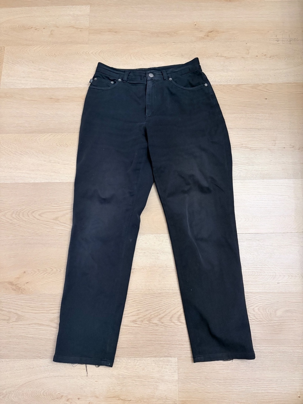 Lauren Jeans Co Ralph Lauren Women’s Black Jeans Size 8P Petite Straight Leg